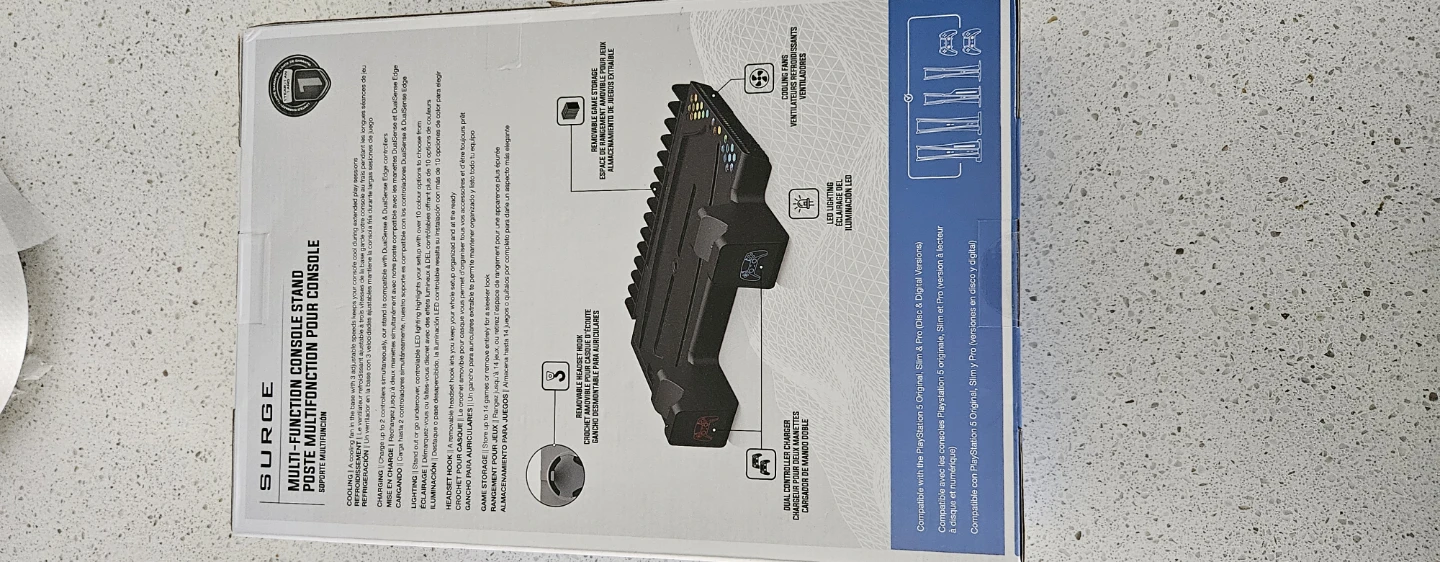 Surge Multi-Function Console Stand for PlayStation 5 - photo 2