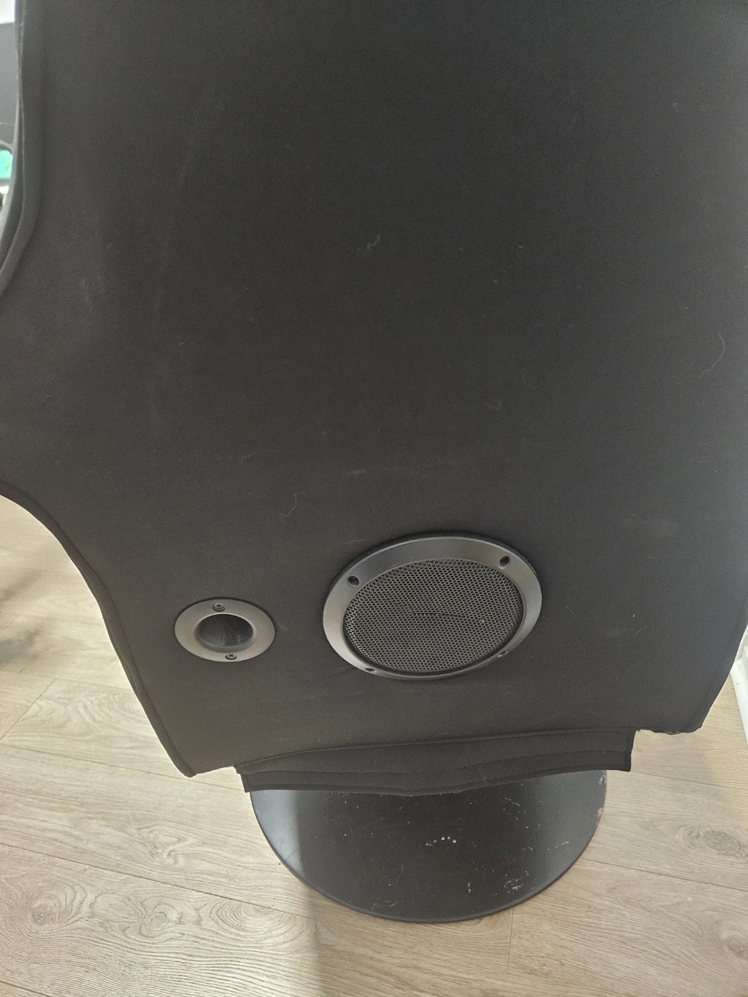 Black Gaming Chair with Speakers - photo 3
