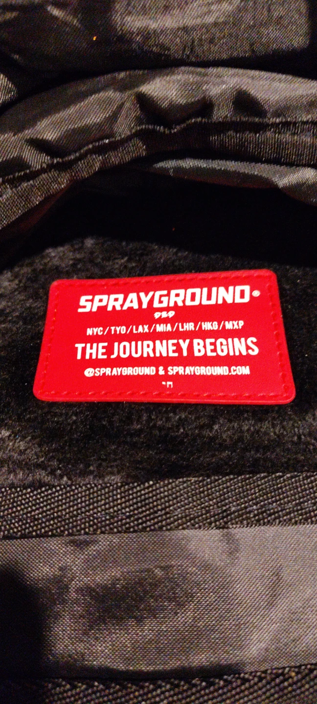 Sprayground Backpack - Red Feather Print - photo 3