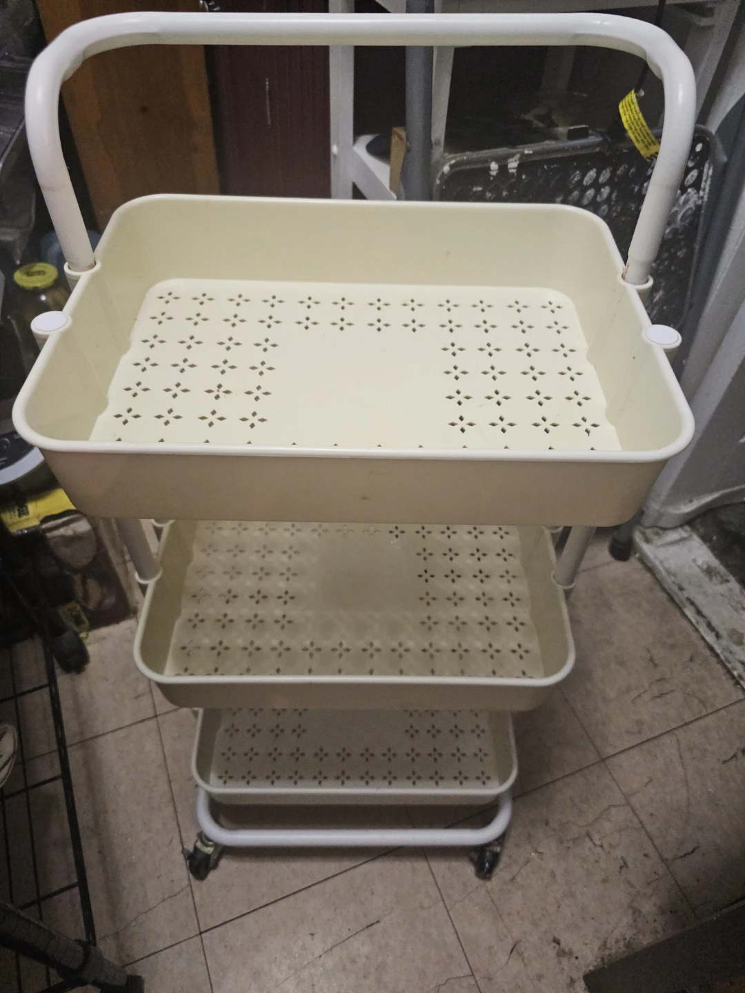 3-Tier Rolling Storage Cart