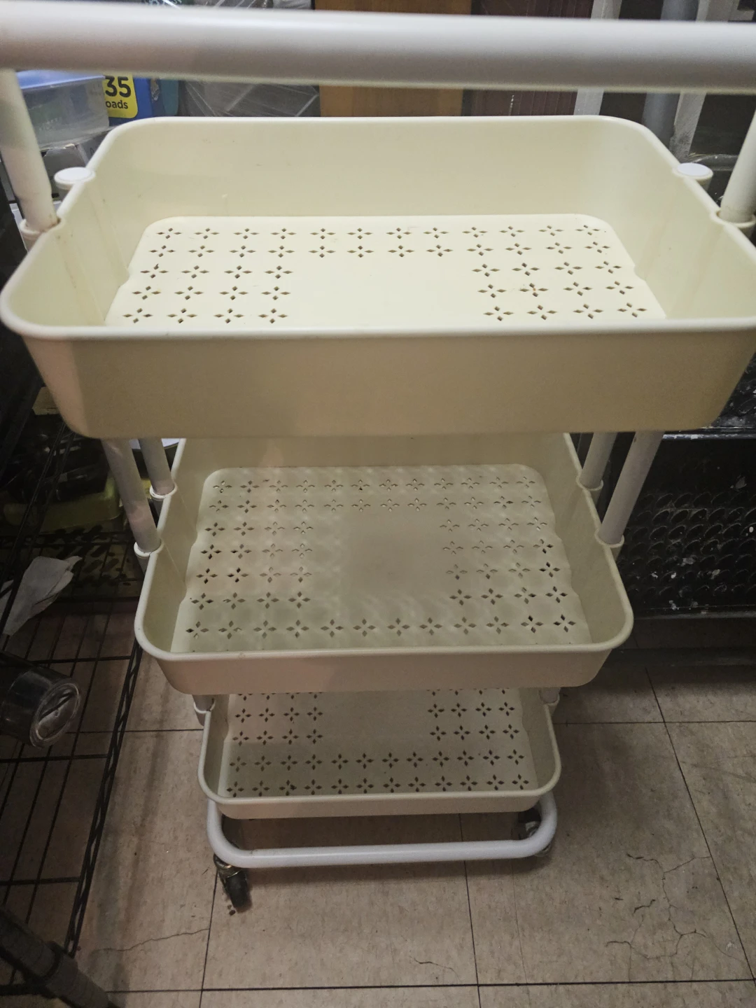 3-Tier Rolling Storage Cart - photo 2