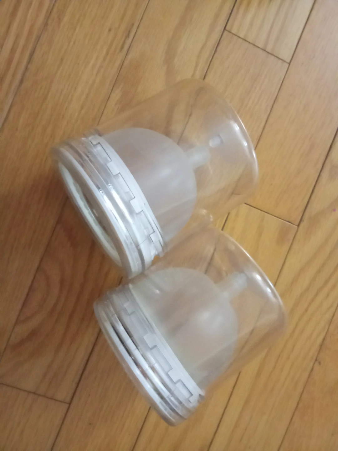Set of 2 Breast Pump Flanges with Shields