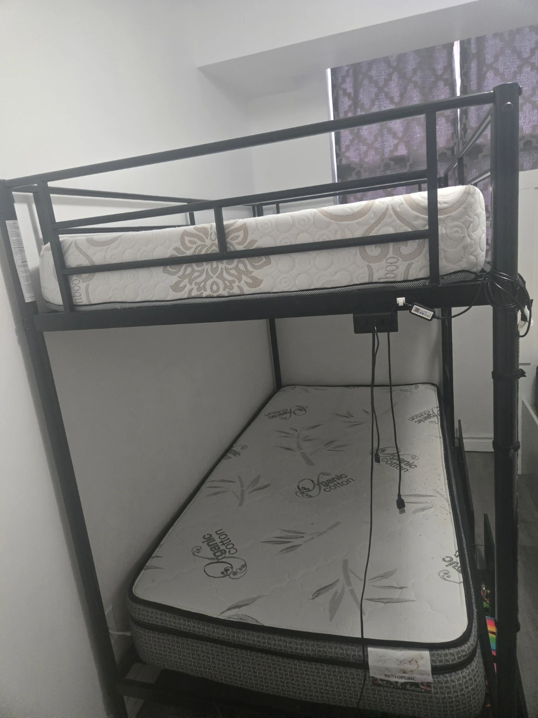 Metal Bunk Bed with Mattresses - photo 3