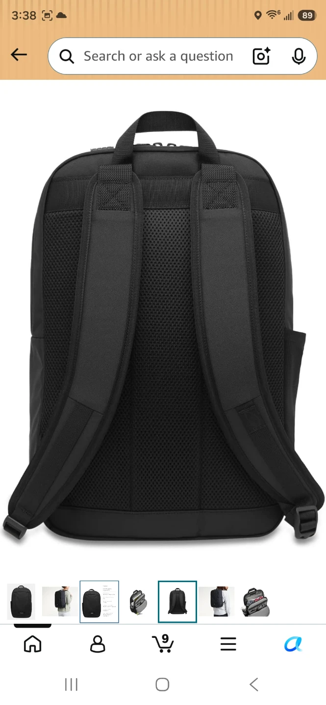 Timbuk2 Parkside Laptop Backpack Eco Black Company Logo Sigma - photo 2