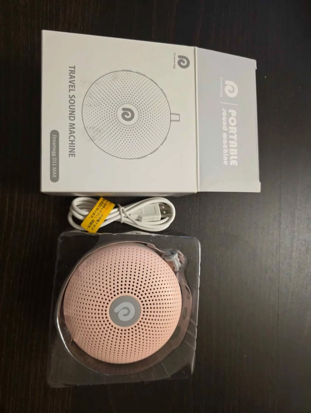 Dreamegg D11 MAX Portable Travel Sound Machine - Pink