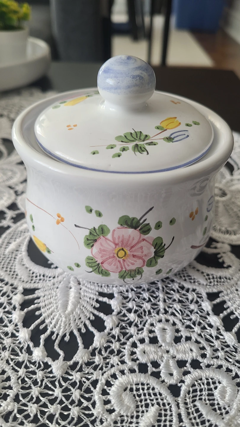 Ceramic Sugar Bowl with Lid - photo 3
