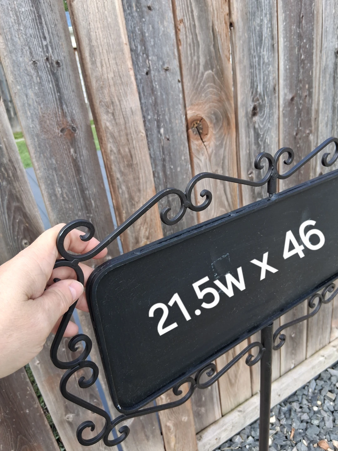 Black Metal Display Easel - photo 2