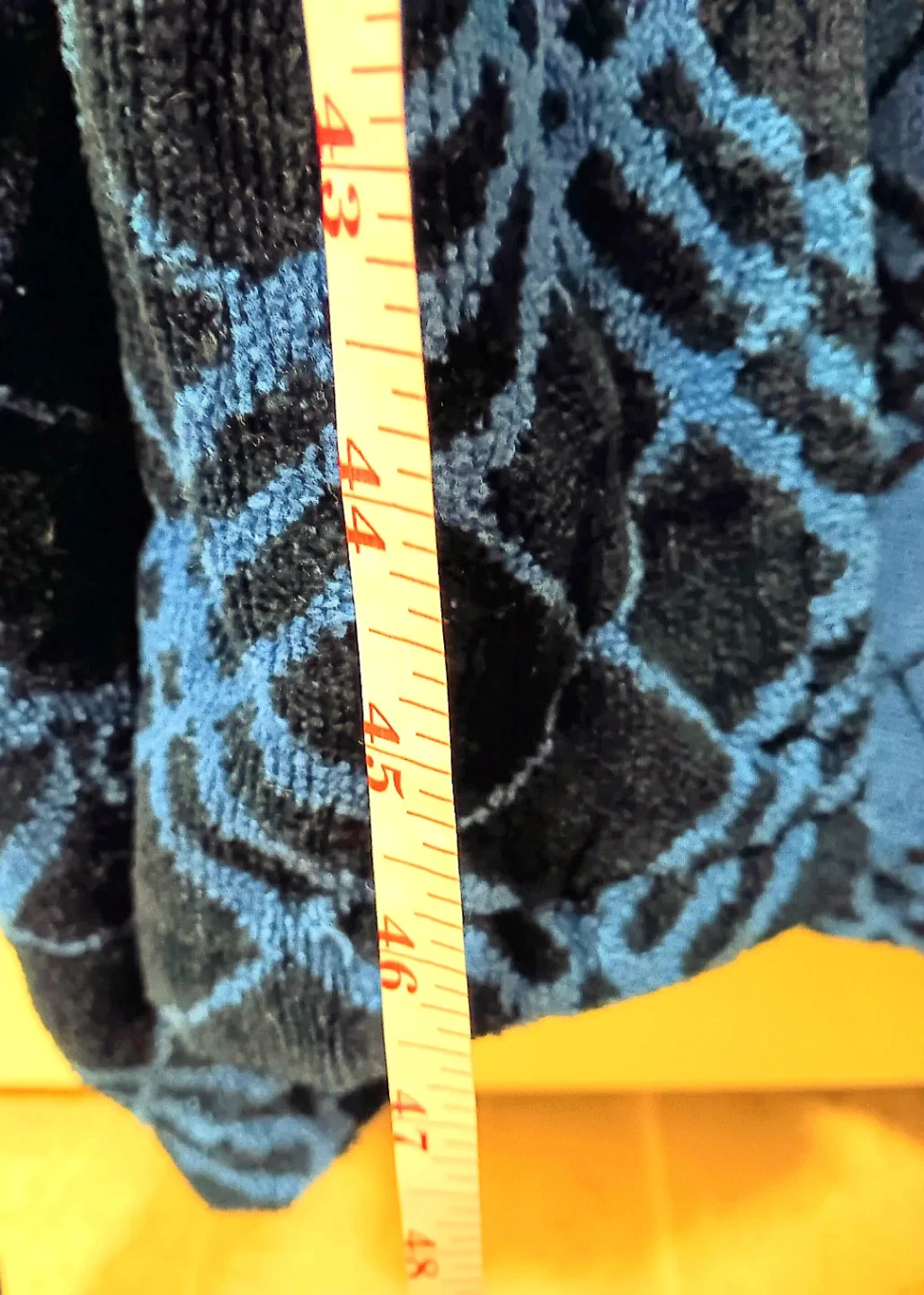 👘Black and Blue Cherokee Bathrobe - Size Large👘 - photo 4