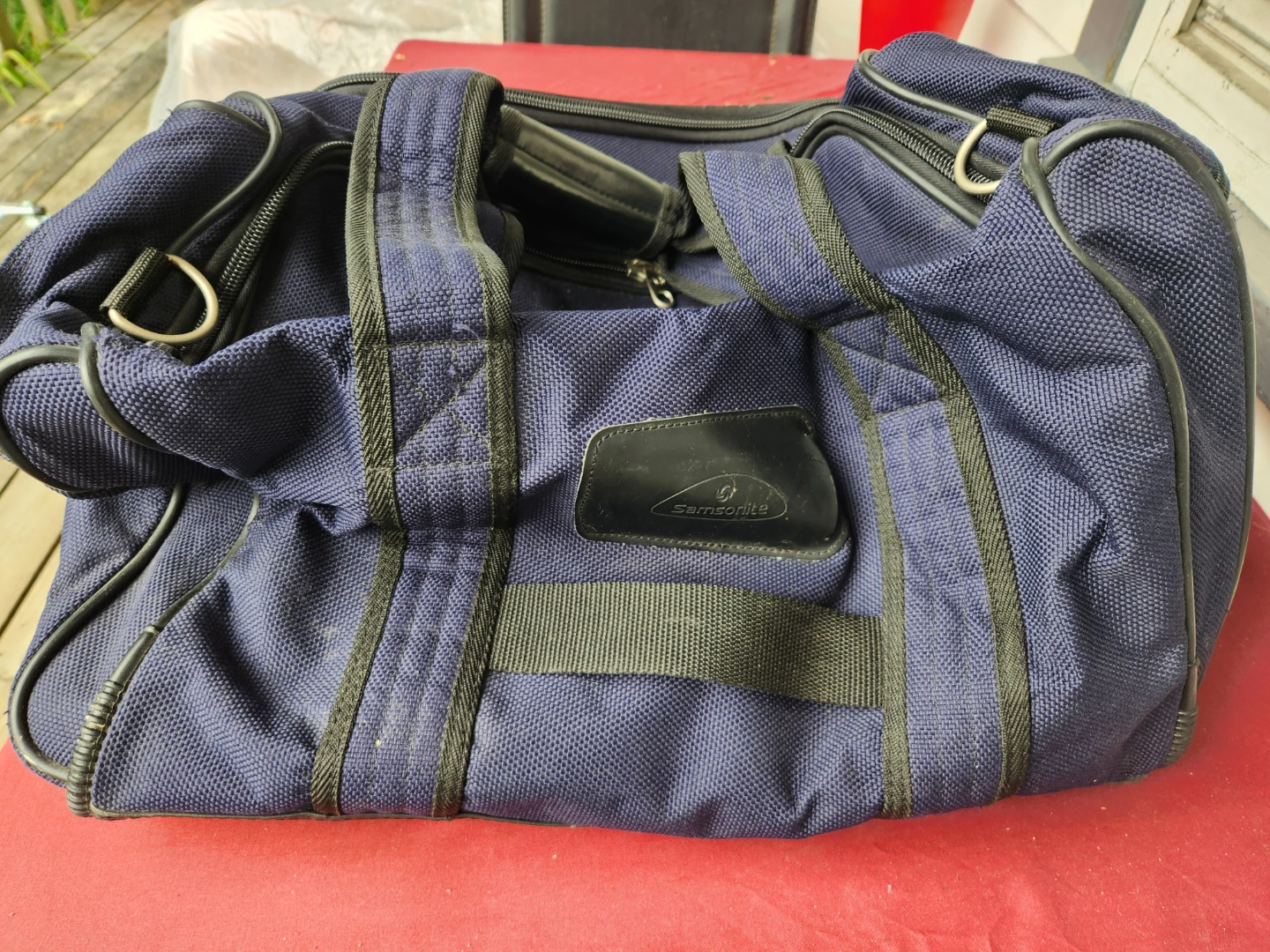 Samsonite Blue Travel Bag with Beaches Resorts Logo - photo 3