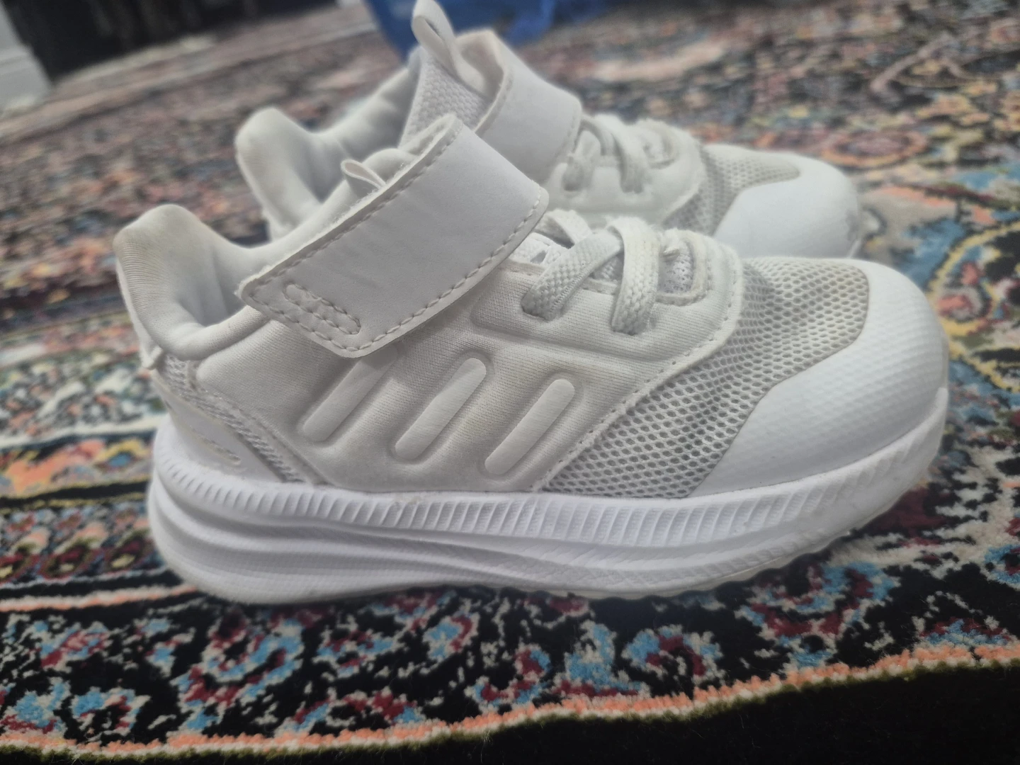 Adidas Kids White Velcro Sneakers - photo 2