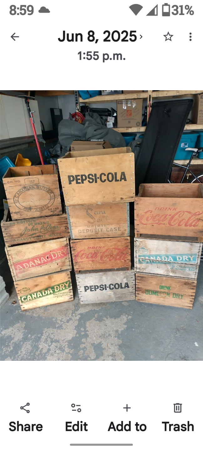 Vintages crates