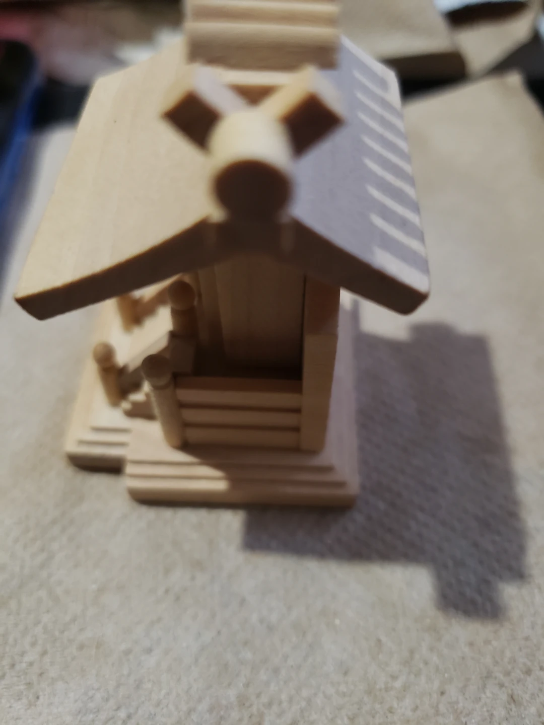 Wooden Miniature Shrine. - photo 3