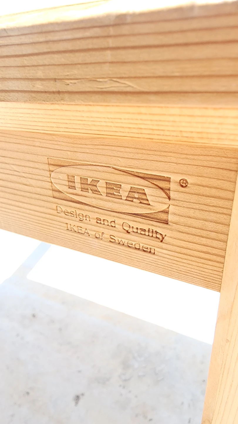 IKEA NORNAS Solid Pine Wood Table Authentic Swedish Pine - photo 2