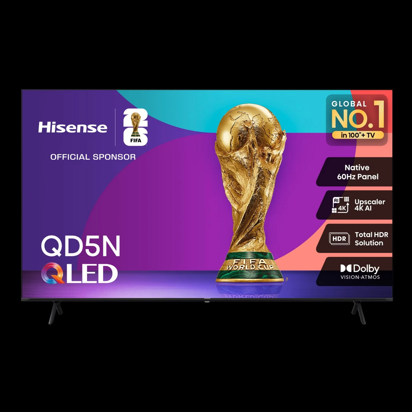 Hisense 85" QD5 Series QLED 4K Google TV - photo 3