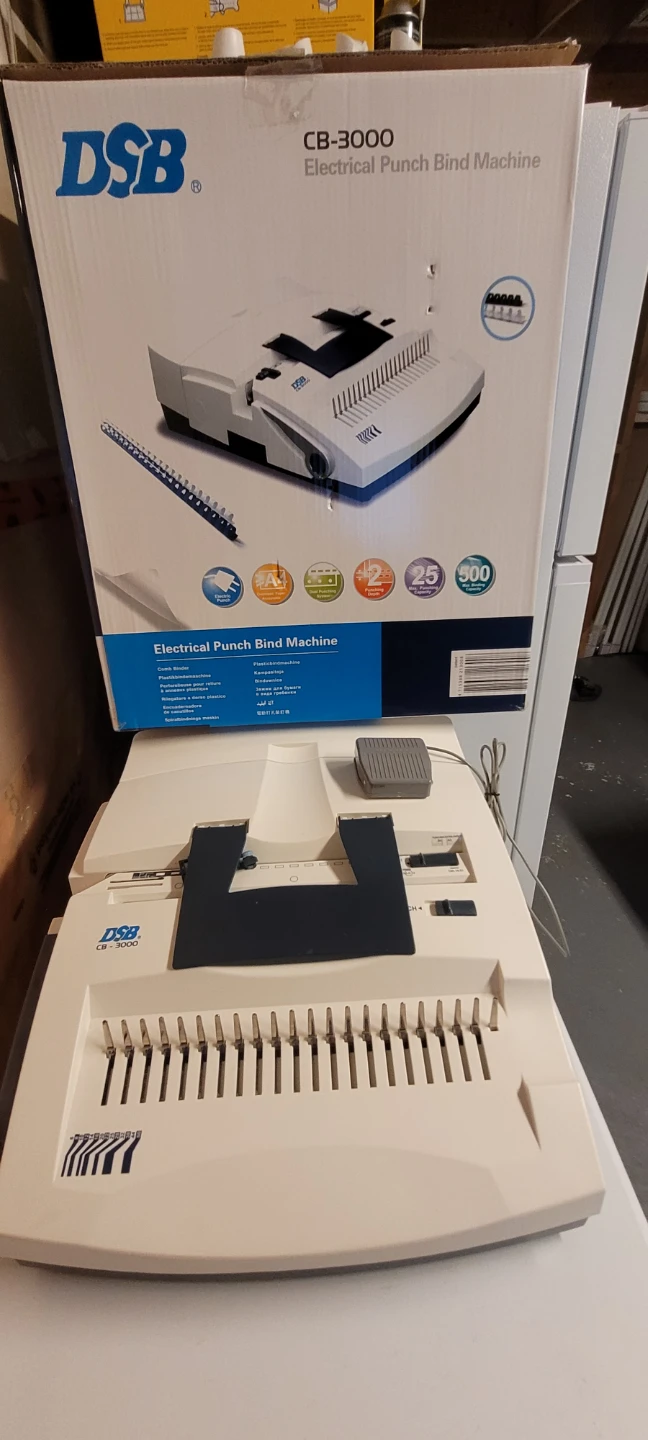 DSB CB-3000 Electrical Punch Bind Machine