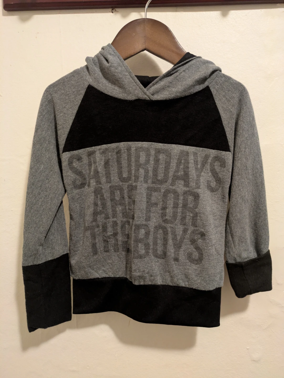 Grow With Me Saturdays Are For The Boys Hoodie - photo 2