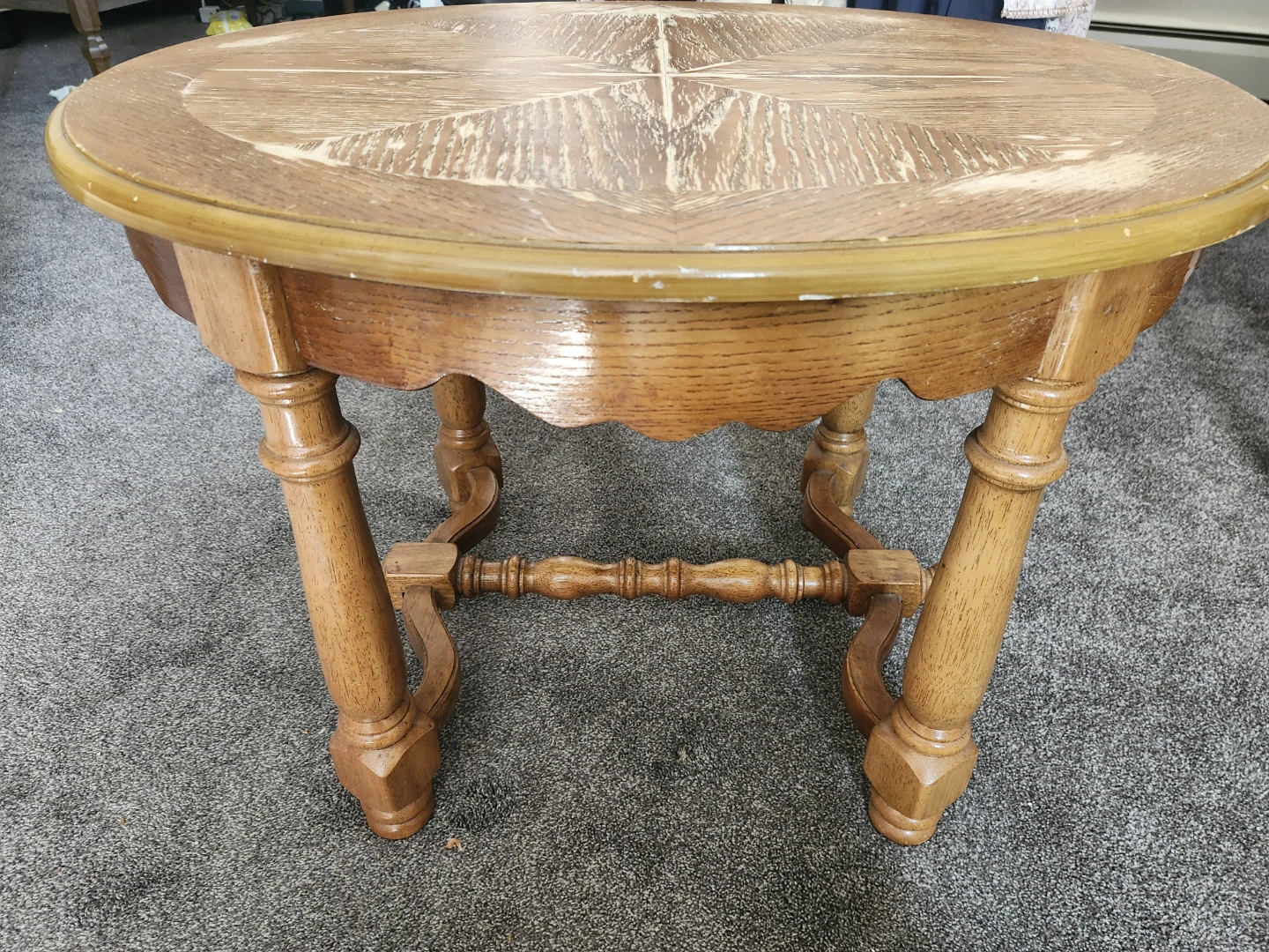 Oak Side Table - photo 2
