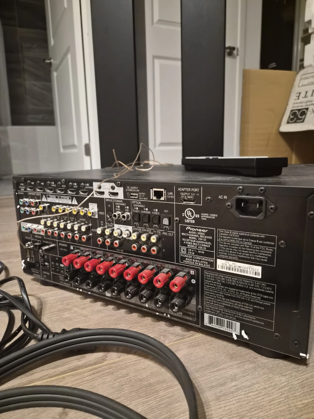 Pioneer AV Receiver and Speakers