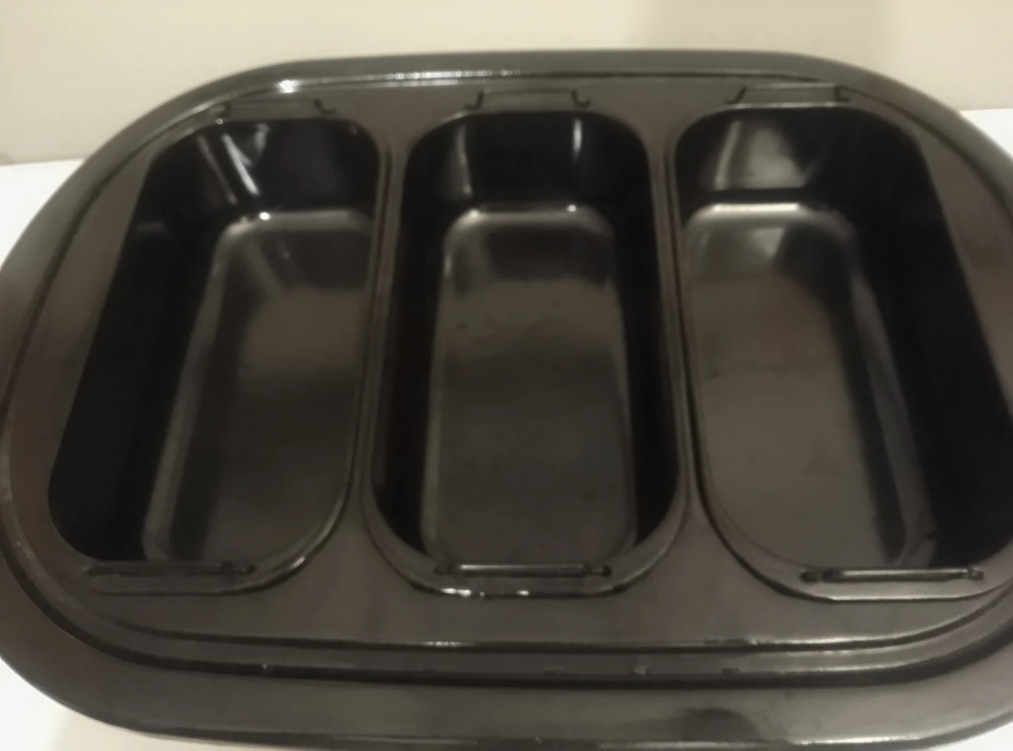 Electric Roasting Pan 3 Bin Buffet Rival Server Oven - photo 2