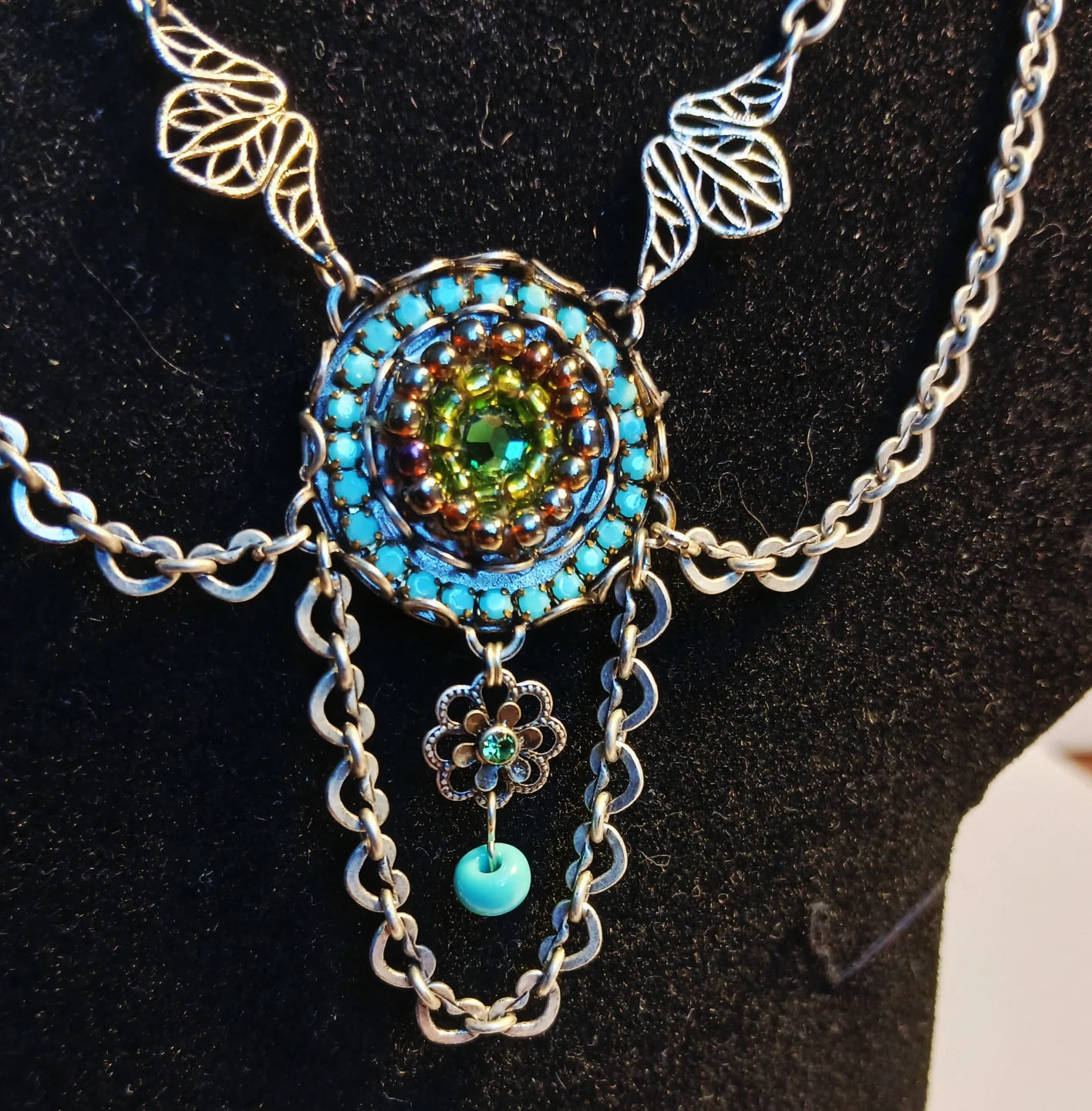 Bohemian Style Necklace and Earring Set