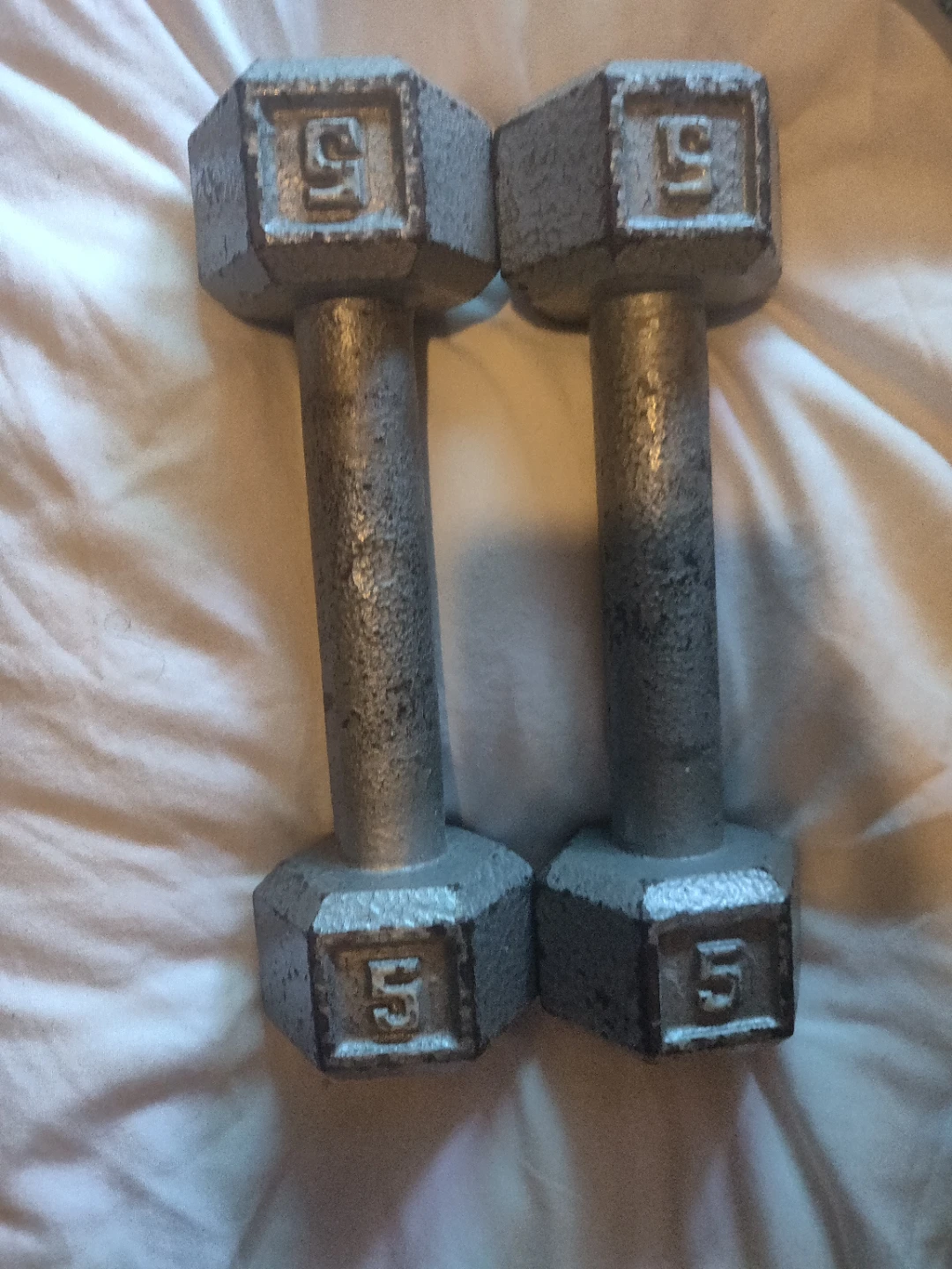 Pair of 5lb Dumbbells