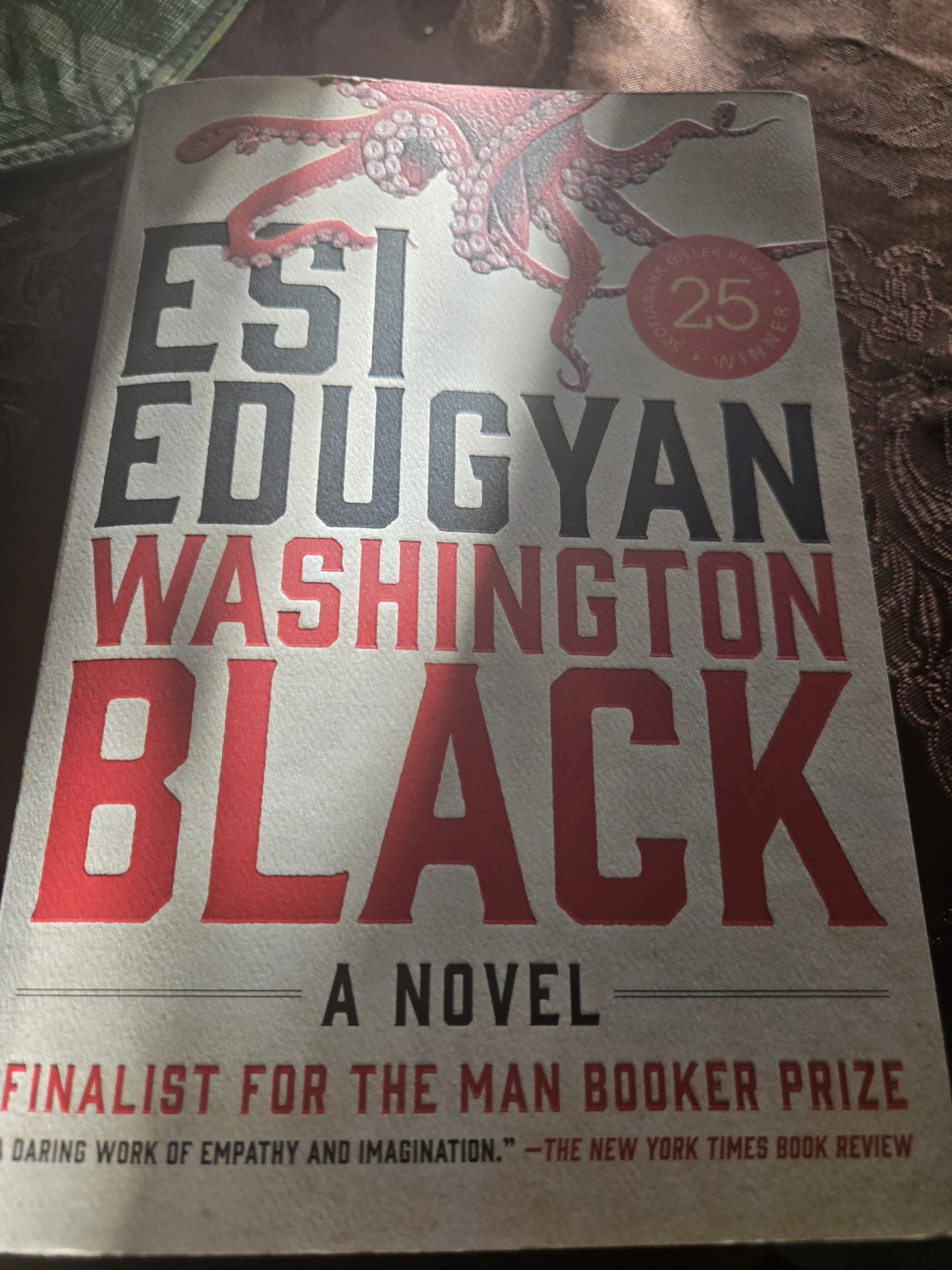 Washington Black by Esi Edugyan Novel