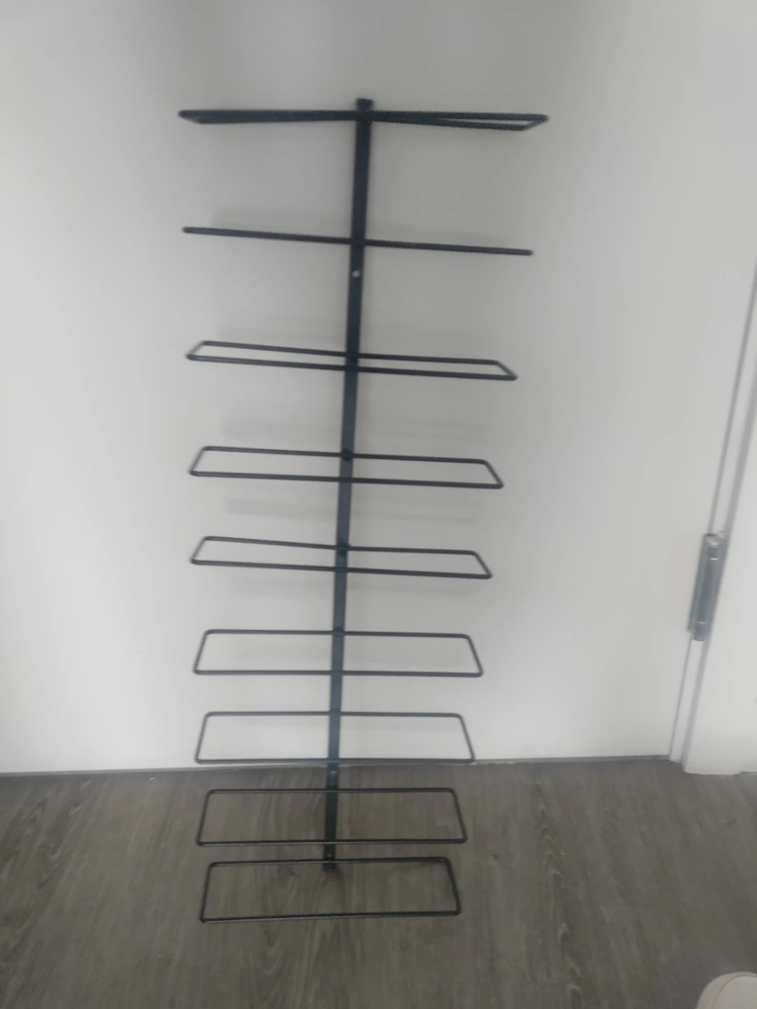 Black Metal Wine Rack - Holds 8 Bottles - photo 3