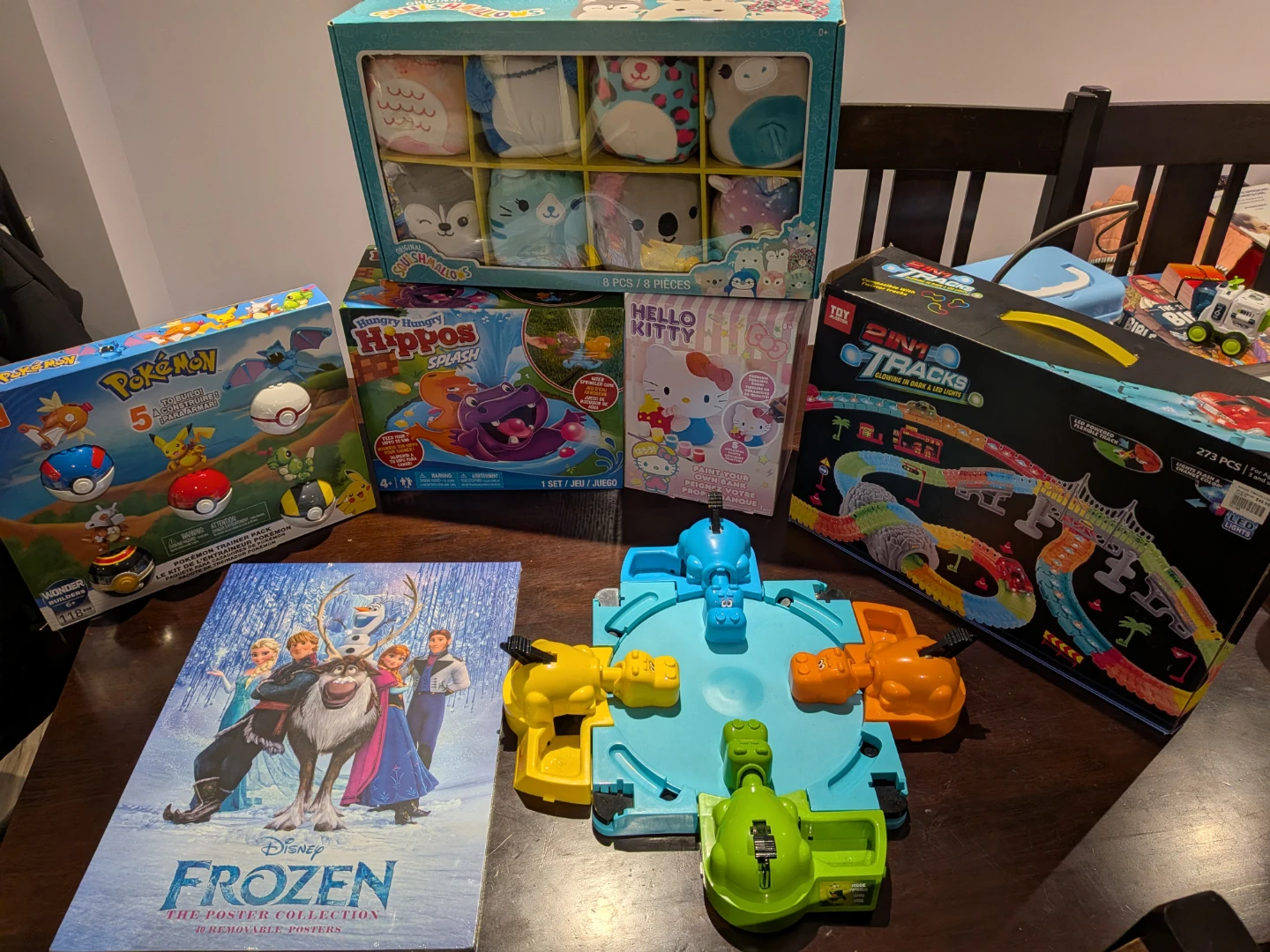 Variety of toys