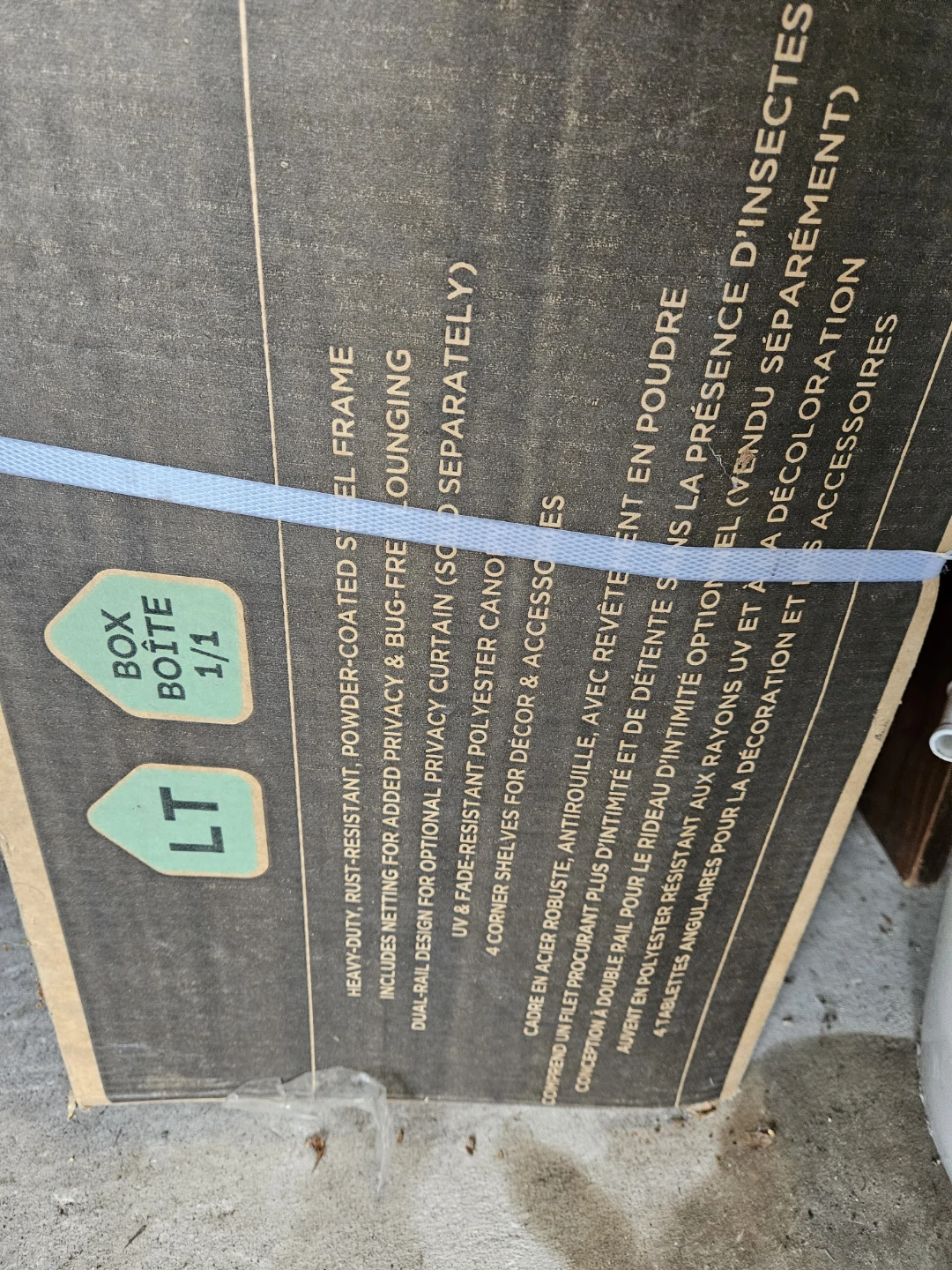 Hometrends Soft Top Gazebo 10 ft. x 10 ft. New- in box - photo 3