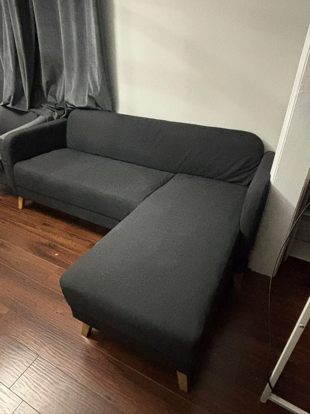 Dark Grey Sectional Sofa - photo 4