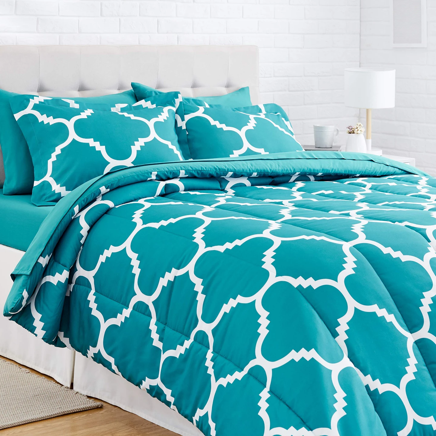 Teal Queen Comforter Set