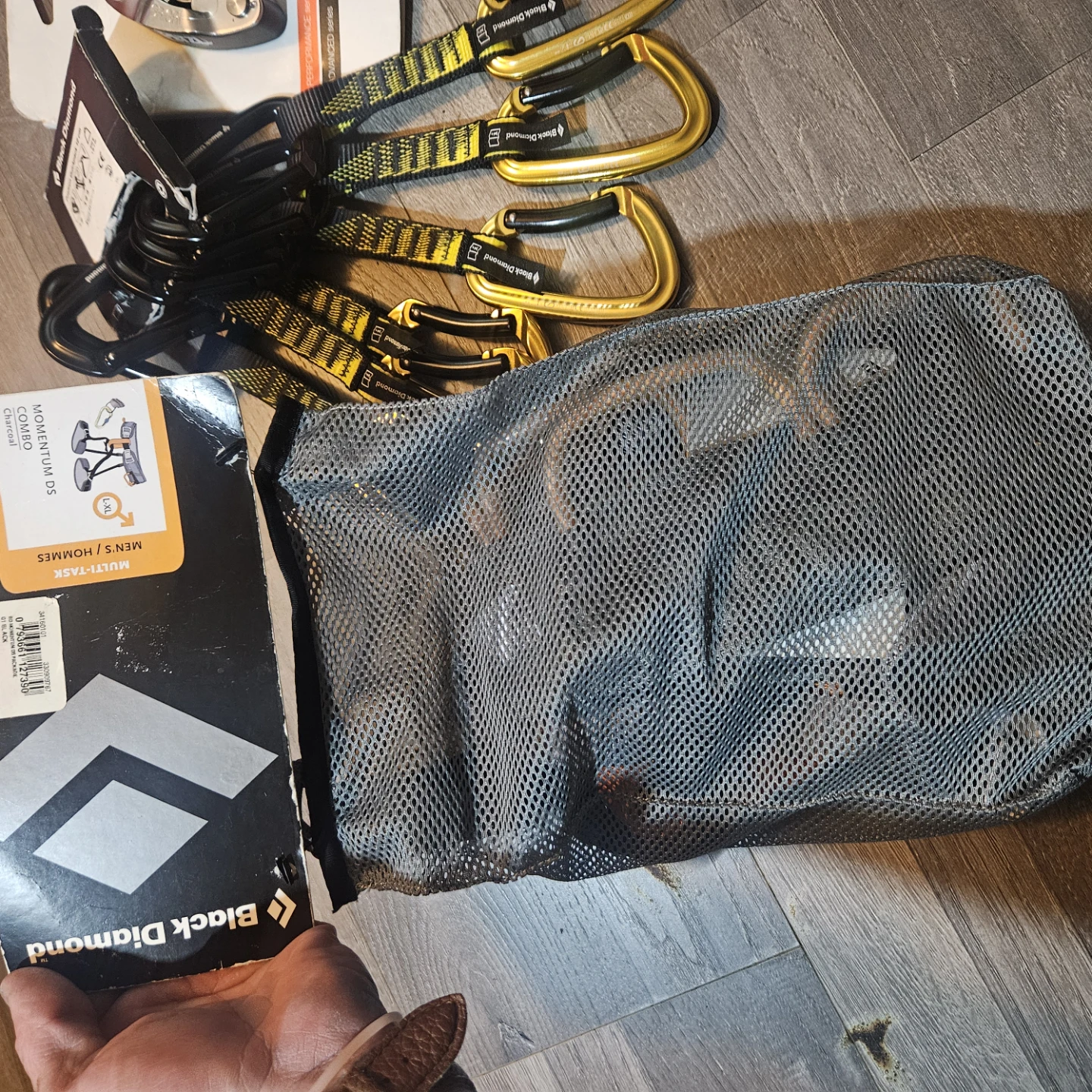 Petzl Ascension & Black Diamond Quickdraws Climbing Gear Set