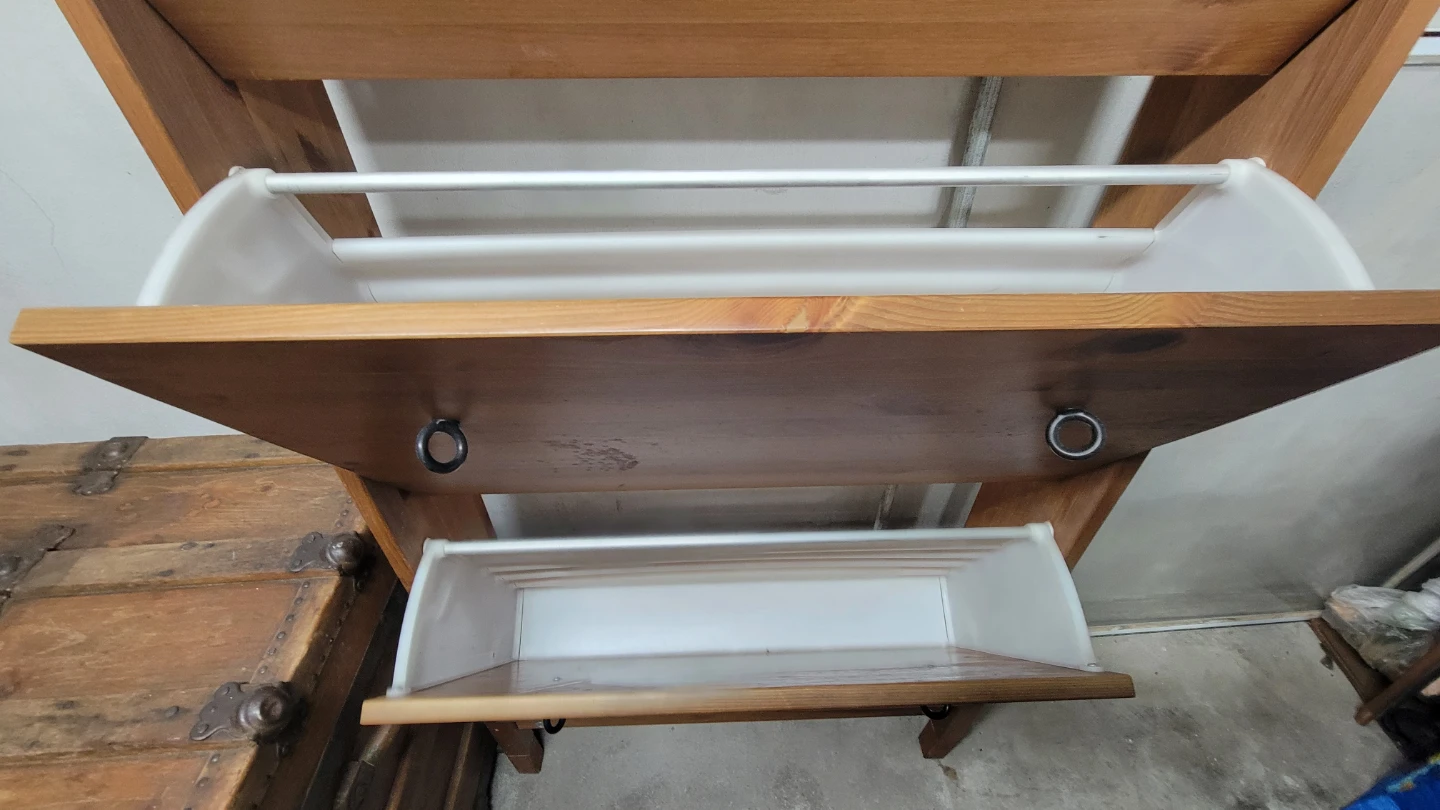 Wooden Shoe Cabinet with 3 Drawers - photo 4