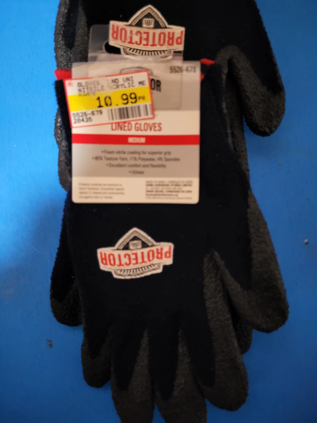 Protector Nitrile Acrylic Lined Gloves Small and Medium - photo 3