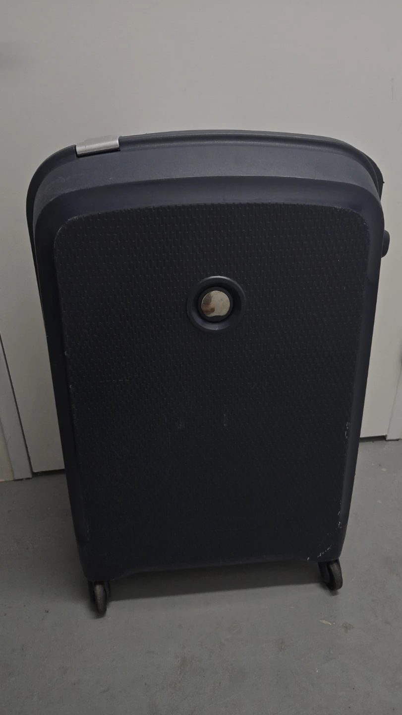 Delsey checked luggage