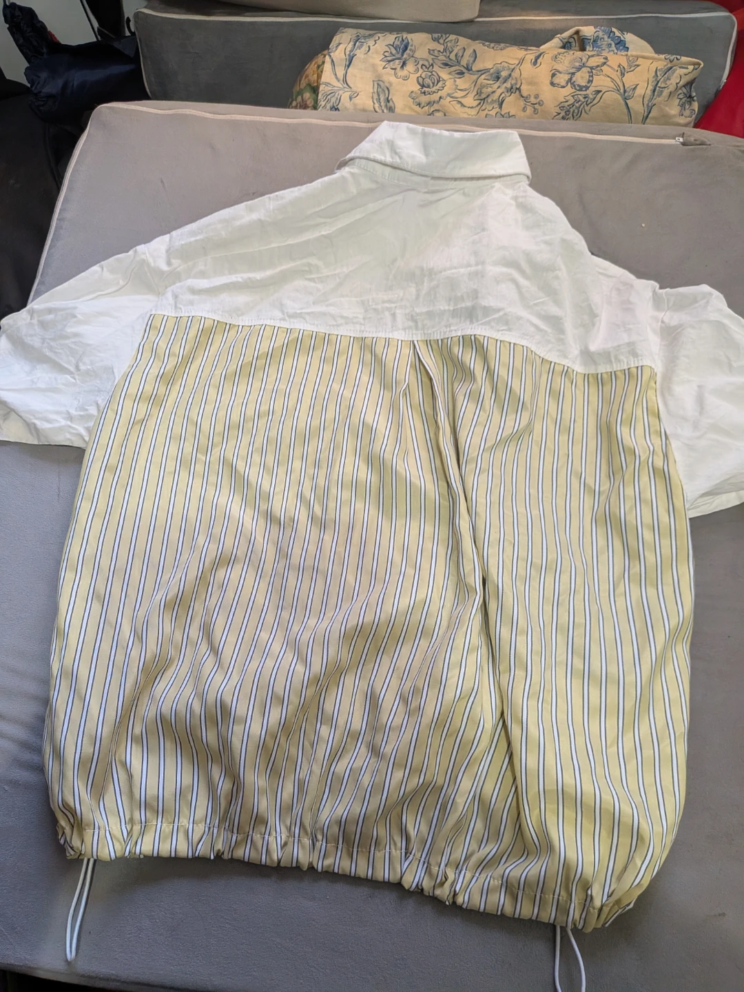 Fashion Colorblock Button-Up Shirt - photo 5