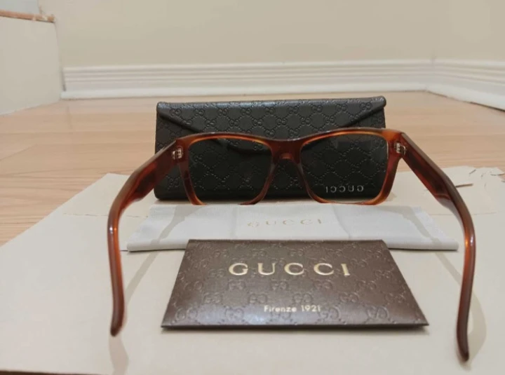 GUCCI Tortoiseshell Eyeglasses Frames - Brown - photo 3