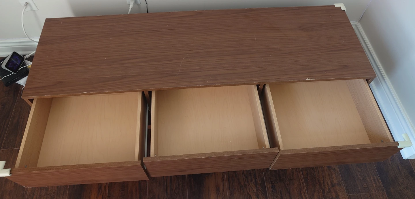 Modern Low-Profile TV Stand / Entertainment Unit - Dark Brown - photo 2