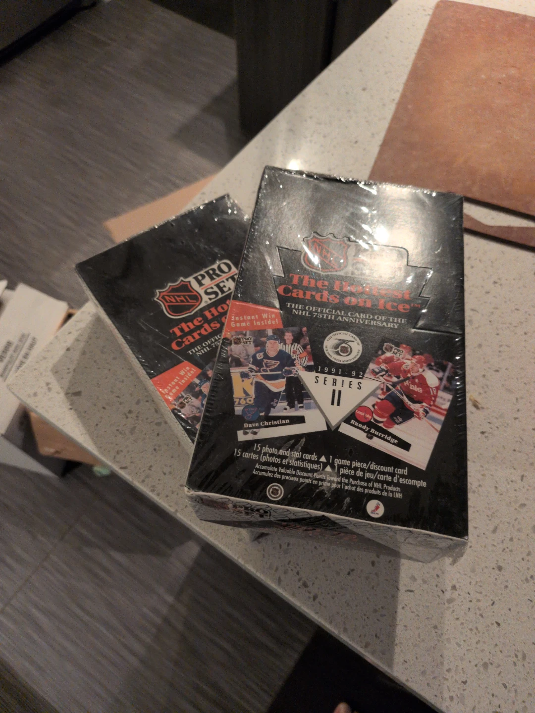 2x Unopened 1991-92 Pro Set NHL Series II