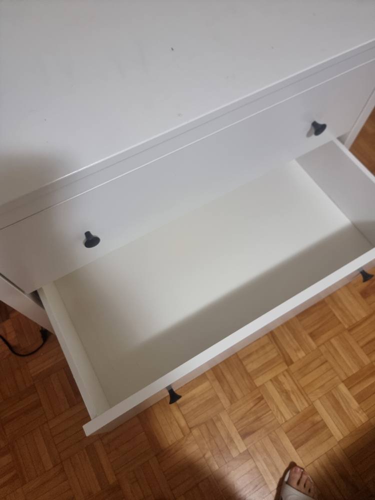 ikea White 3-Drawer Dresser - photo 3
