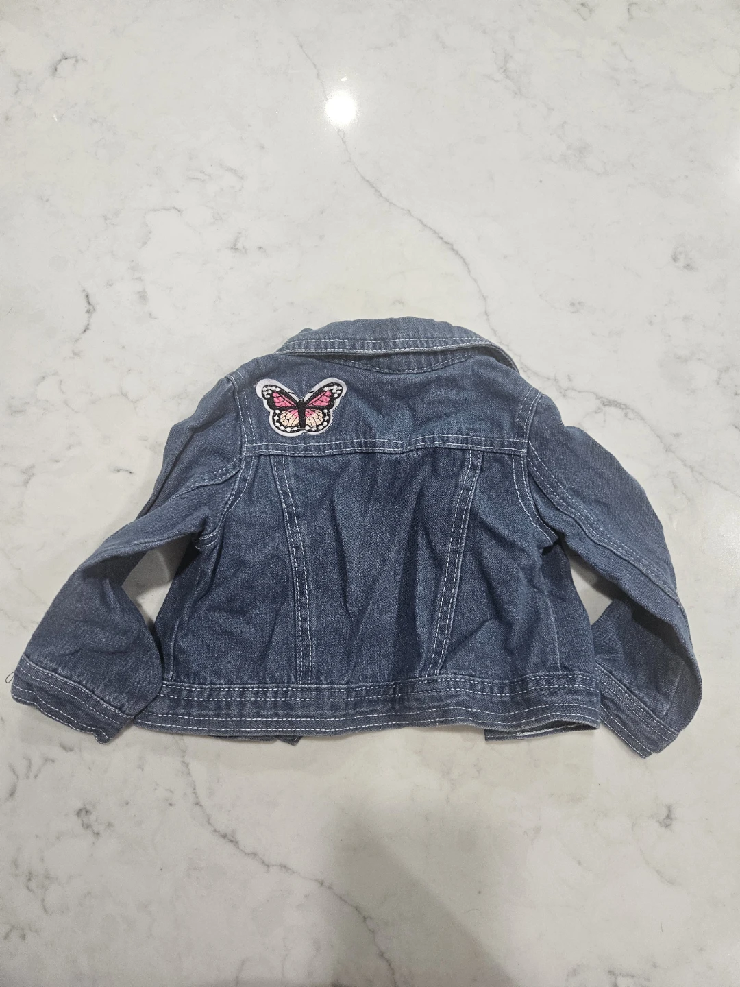 Girls Denim Jacket with Appliques - photo 2