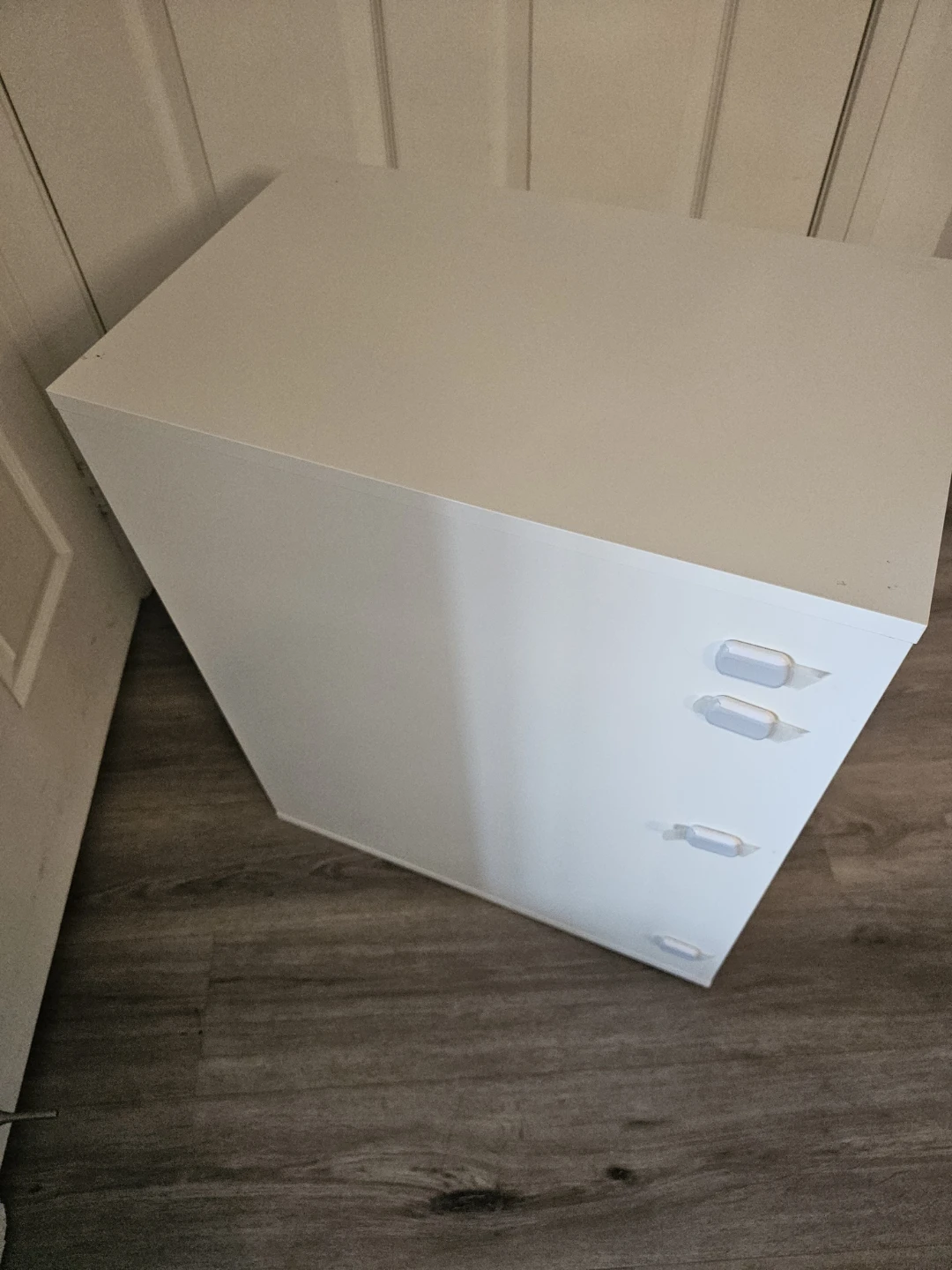 White 5-Drawer heavy wood Storage Unit - photo 3