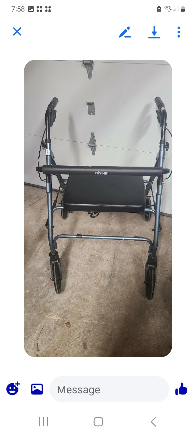 Oversize Walker with Seat - photo 3