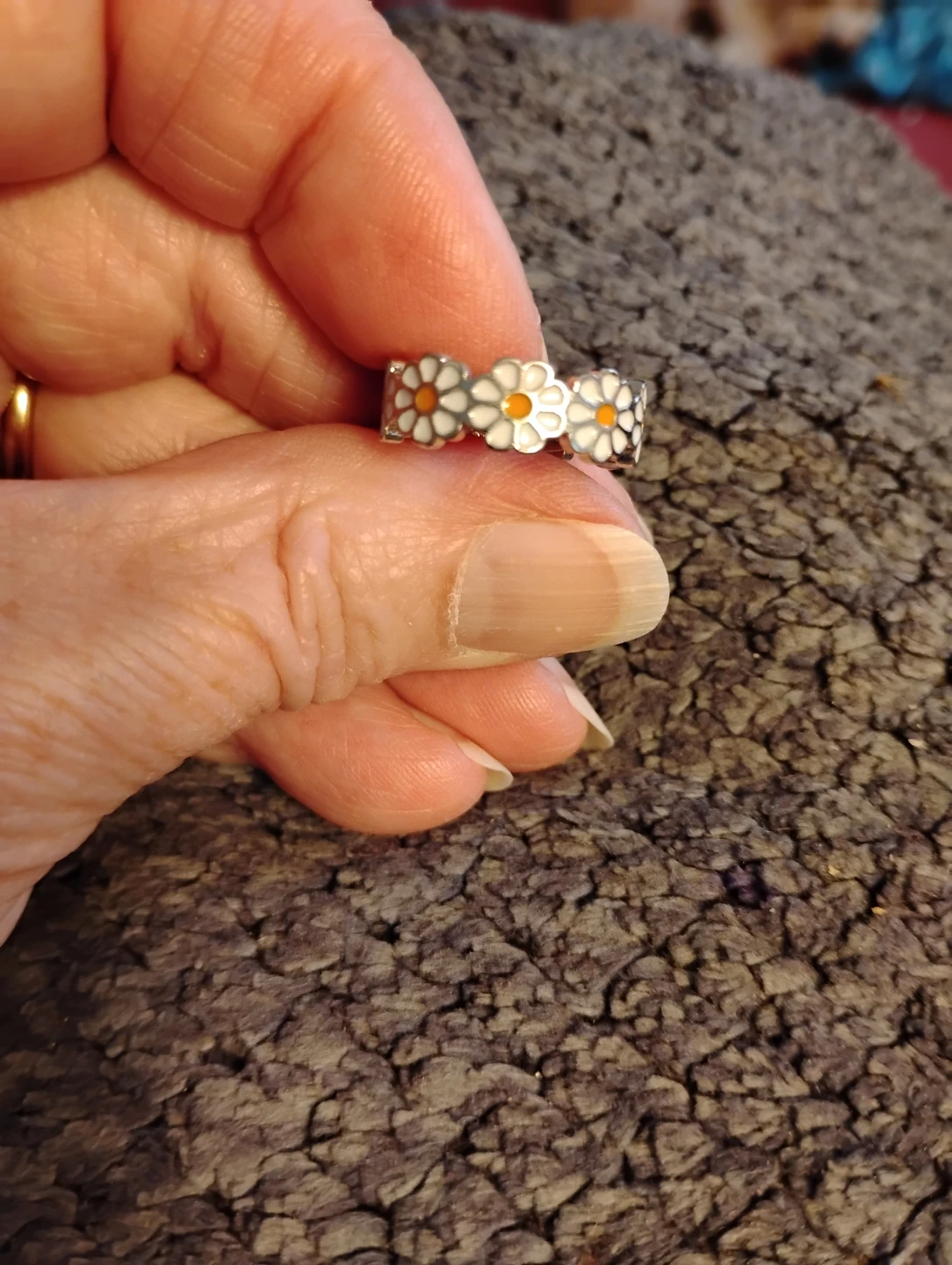 Adjustable Daisy Flower Ring - photo 4