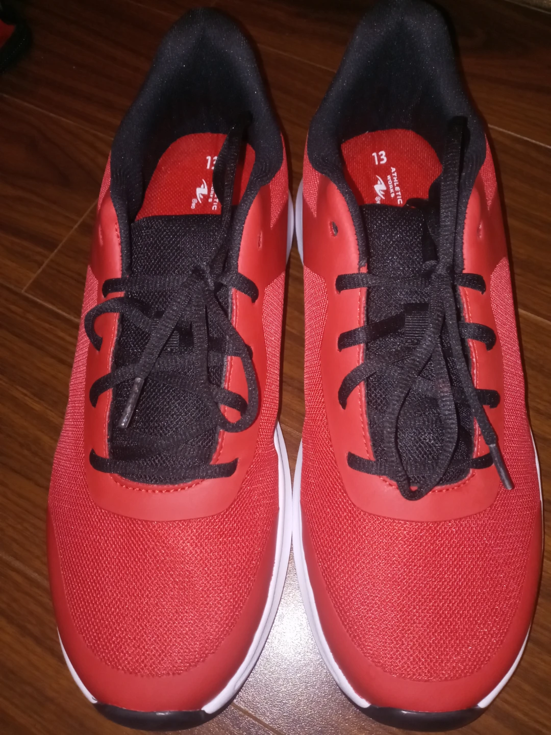 Athletic Works Red Running Shoes Size 13 (mens) - photo 2