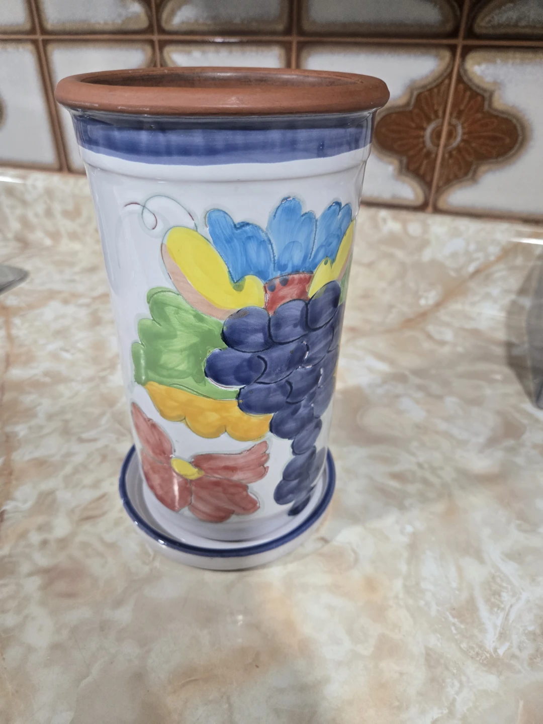 Himark Portugal Terracotta Wine Cooler with Saucer