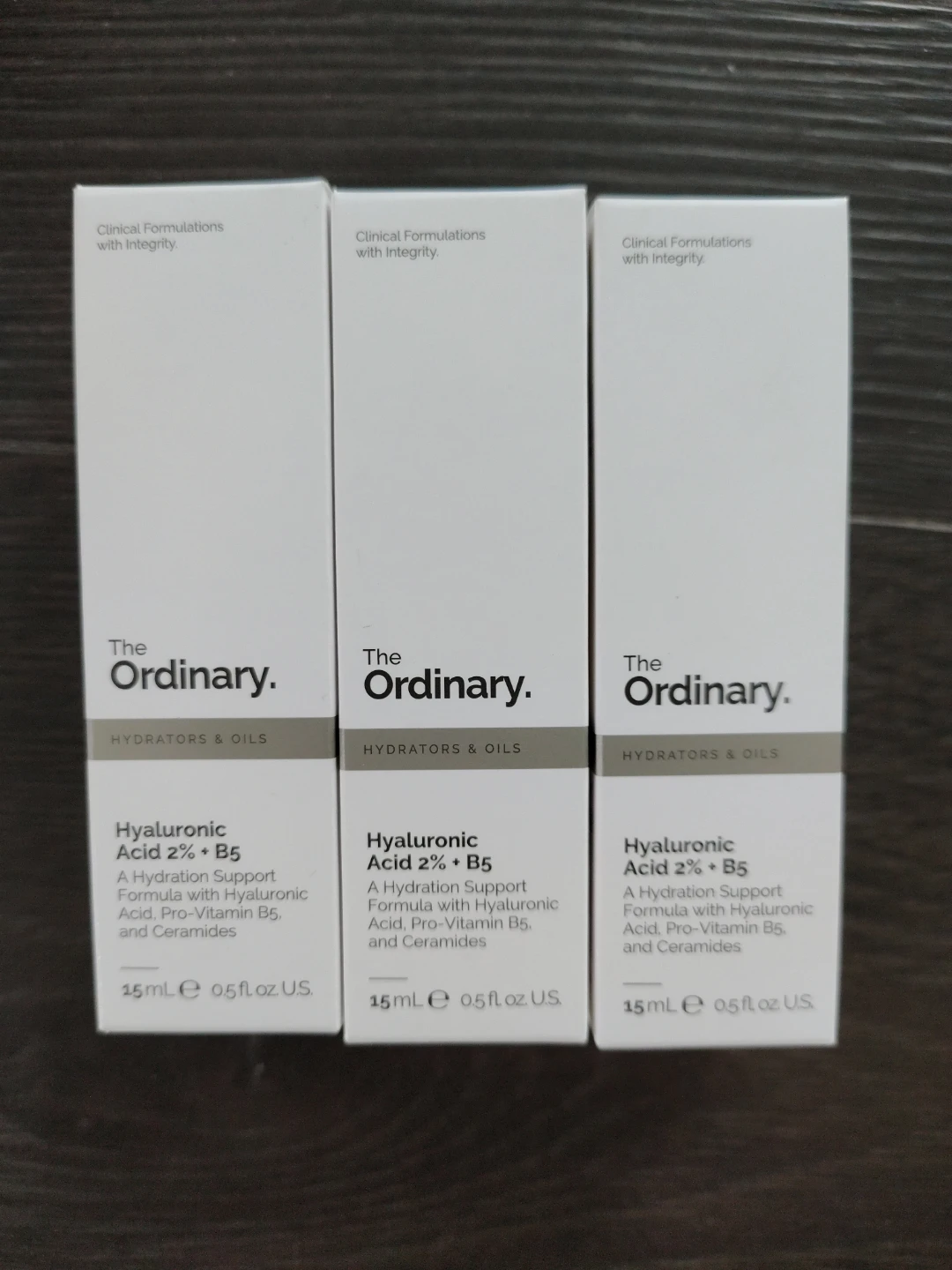 New! The Ordinary Hyaluronic Acid +Hydrating Serum (3 x 15mL)