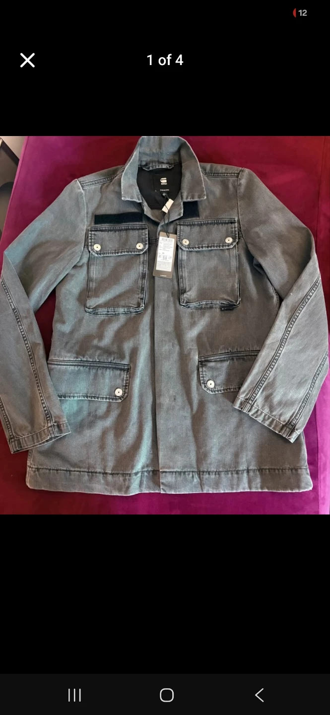 BRAND NEW G-Star RAW 70's Field Denim Jacket - Grey - XS - photo 2