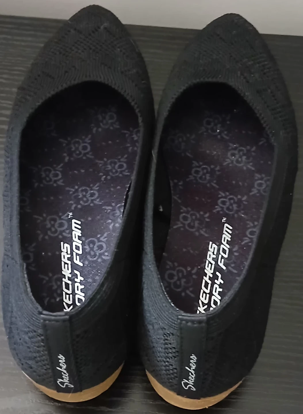Skechers Black Knit Ballet Flats - photo 2