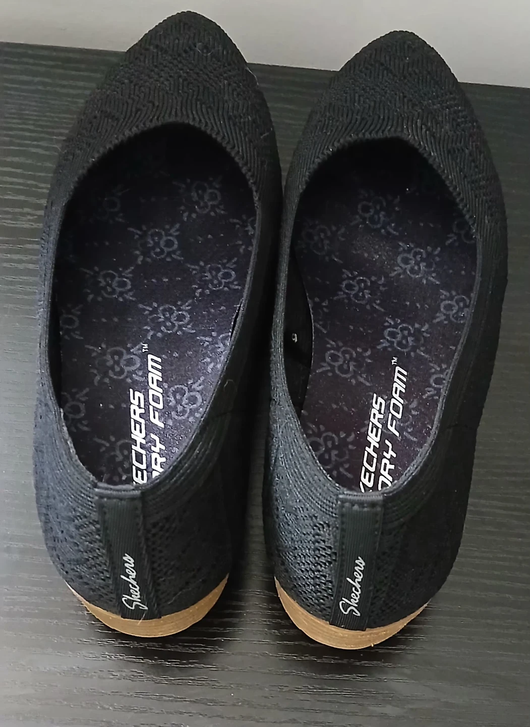 Skechers Black Knit Ballet Flats - photo 4